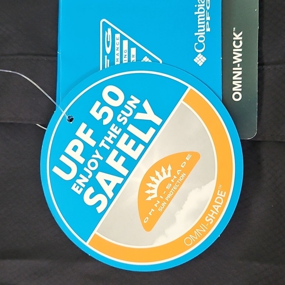 Columbia PFG BLack Short Sleeve Button Down NWT - Picture 13 of 13